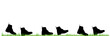 walk in the shoes vector illustration