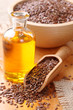 Linseed oil and flax seeds Linseed oil and flax seeds