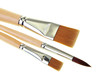 oil and acrylic paint brushes