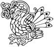 A vector illustration of a Celtic bird with a beautiful design A vector illustration of a Celtic bird with a beautiful design