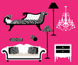 ZEBRA print FURNITURE and Decoration