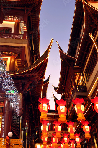 Photo: Fête des lanternes, jardin Yu-yuan, Shanghai - China Fête des lanternes, jardin Yu-yuan, Shanghai - China