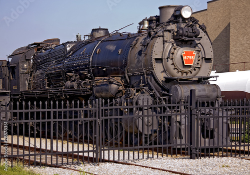 Photo: Old railroad engine Old railroad engine
