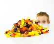 Child looking at sweets