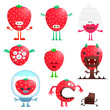 Funny strawberry