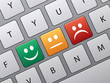 buttons to vote on survey