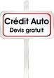 panneau crédit auto
