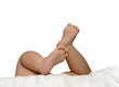 Feet of newborn