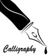 illustration of stylized nib
