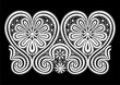 vector lace elements vector lace elements