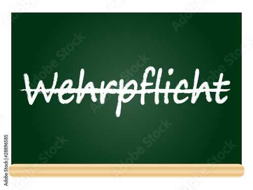 Vektor: Wehrpflicht - Abschaffung Wehrpflicht - Abschaffung
