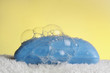 blue soap bar