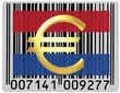 Netherlands euro money national emblem currency barcode Netherlands euro money national emblem currency barcode