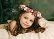 Elegant portrait of gorgeous young girl