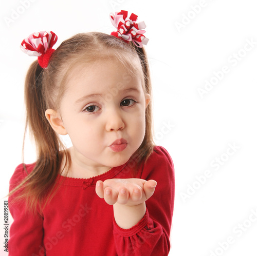Photo: Blowing Valentine kisses Blowing Valentine kisses