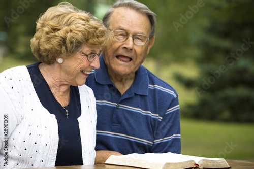 Photo: Senior Couple Laughing Senior Couple Laughing