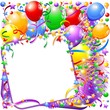 Festa di Compleanno-Sfondo-Party Birthday Background-Vector