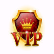 Shield. VIP.  Vector.