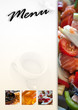 Menu carte restaurant gastronomie cuisine bistrot repas