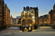 Hamburger Speicherstadt im Winter