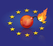 explosion de l'europe