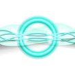 abstrait cyan