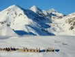 massif de l'authion en hiver