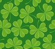 Saint Patrick's day seamless trefoil shamrock texture Saint Patrick's day seamless trefoil shamrock texture