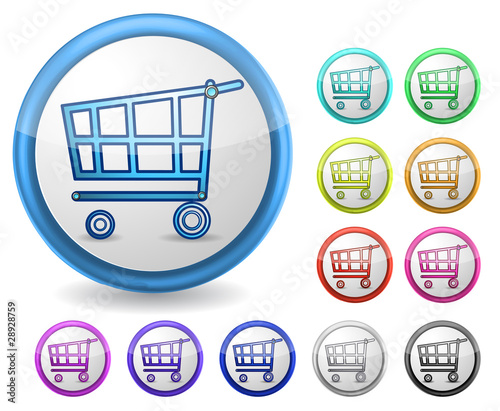 Vector: cart button cart button