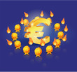explosion de l'europe; de l'euro