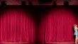 red courtain theater