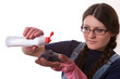 girl cleaning
