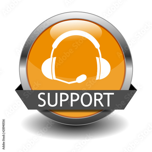 Vektor: Button Support Button Support