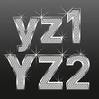 metall diamond letters and numbers big and small metall diamond letters and numbers big and small