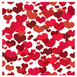 seamless valentine pattern with heart shapes