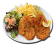 Foto: Wiener Schnitzel mit Pommes Frittes Wiener Schnitzel mit Pommes Frittes