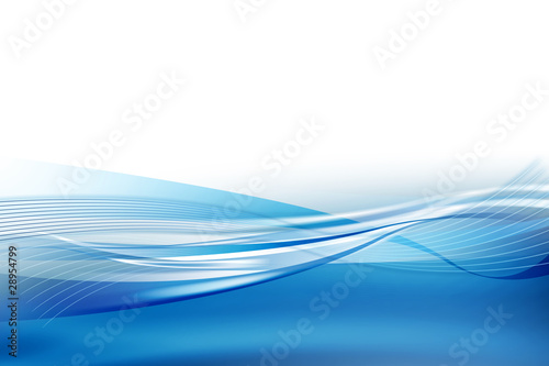 Illustration: Horizon bleu vague Horizon bleu vague