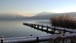 Lac sous la neige