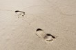 Fußspuren im Sand