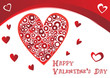 Beautiful valentine's vector card