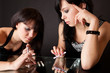 girls are sniffing cocaine (imitation) girls are sniffing cocaine (imitation)
