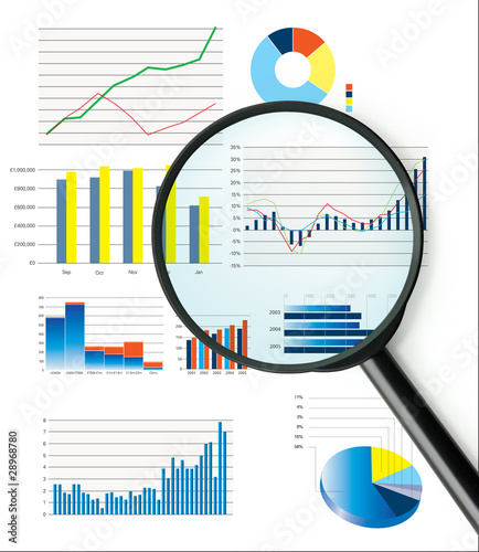 Photo: Selection of fictional graphs Selection of fictional graphs