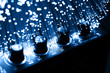 Fiber optics background with lots of light spots Fiber optics background with lots of light spots