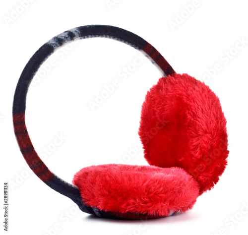 Photo: red earmuff red earmuff