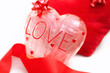 Love theme, heart decorations