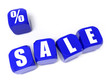 blue sale dices