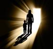 Parenting silhouette