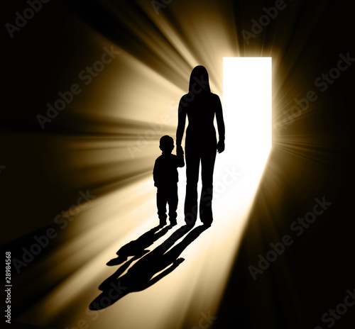 Illustration: Parenting silhouette Parenting silhouette