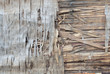 ruined wooden door