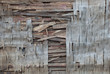 ruined wooden door